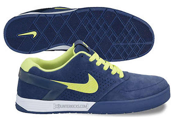 Nike Sb Paul Rodriguez 6 Dark Royal Blue Volt