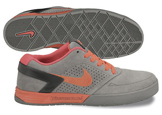 Nike Sb Paul Rodriguez 6 Midnight Fog Total Orange