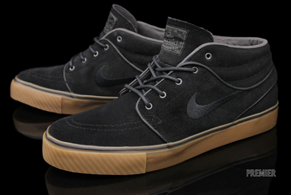 Nike Sb Zoom Stefan Janoski Mid Black Medium Gum Brown 21