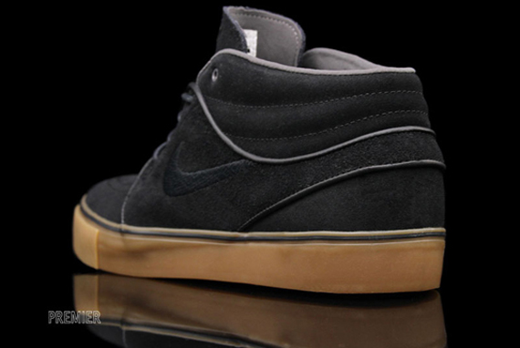 Nike Sb Zoom Stefan Janoski Mid Black Medium Gum Brown 31