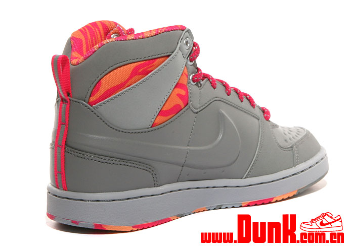 Nike Wmns Convention High Jp Light Charcoal Light Charcoal Cherry Mt 4