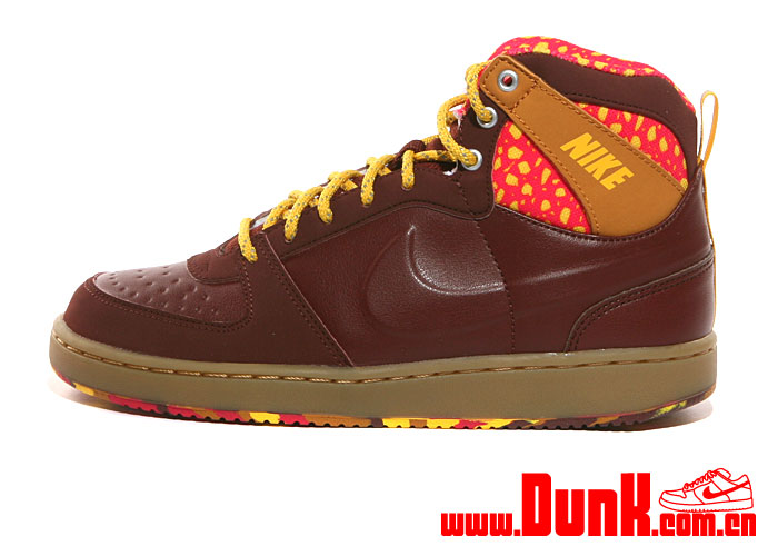 Nike Wmns Convention High Jp Oxen Brown Scarlet Fire Brn 1