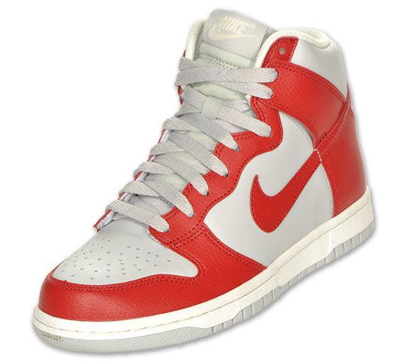 Nike Wmns Dunk High Red Grey White Fnl 1