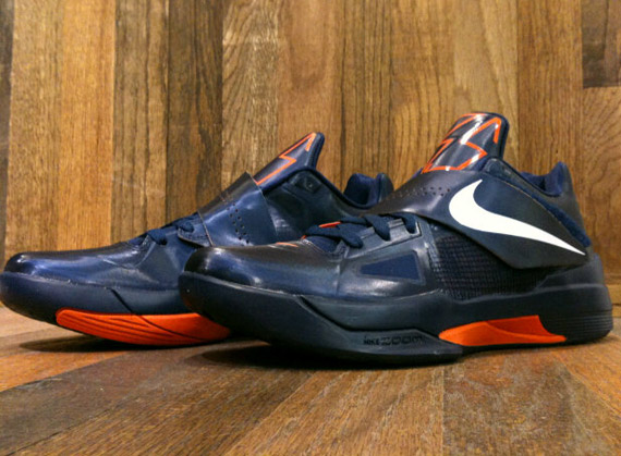 Nike Zoom Kd Iv Navy Orange 3