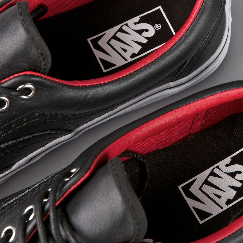 Vans Era Wingtip Black Red White 4