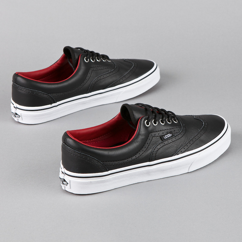 Vans Era Wingtip Black Red White 5