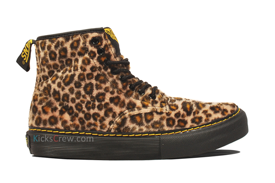 Vans Gibson Boots Leopard Black 2