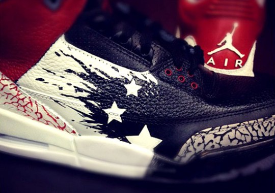 Air Jordan III ‘Dave White’ Customs by Mache