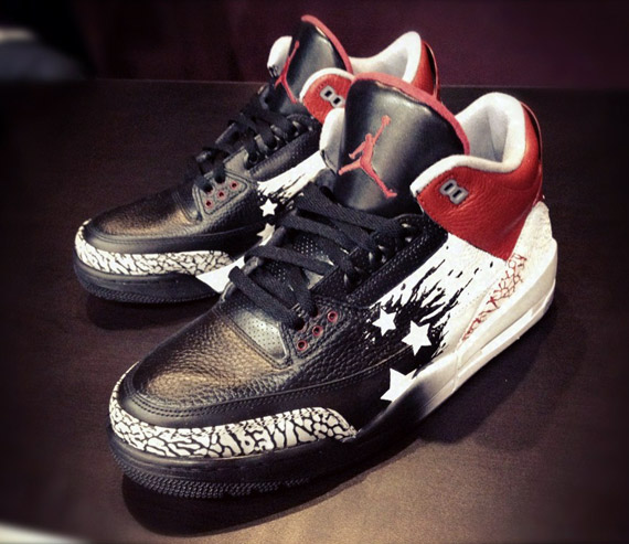 Air Jordan Iii Dave White Customs By Mache 2