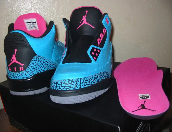 Air Jordan Iii South Beach Custom 2