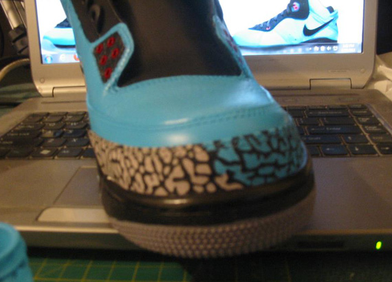 Air Jordan Iii South Beach Custom 3