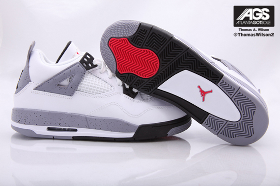 Air Jordan Iv Cement Gs Ags 5