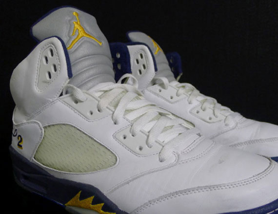 Air Jordan V – Mickael Pietrus Golden State Warriors PE