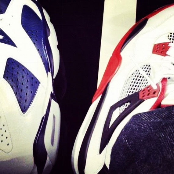 Air Jordan Vi Olympic Air Jordan Iv Fire Red 2012 1