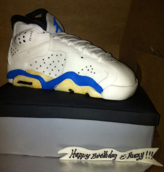 Air Jordan Vi Sport Blue Cake 2