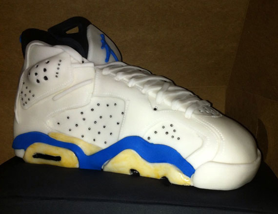 Air Jordan VI 'Sport Blue' Sneaker Cake