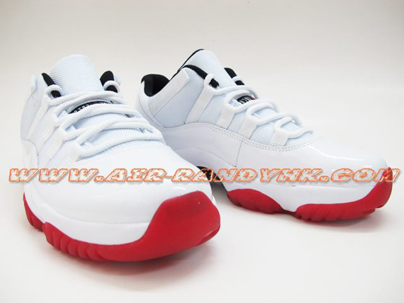 Air Jordan XI Low - White - Black - Varsity Red | New Images