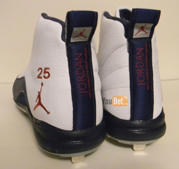 Air Jordan Xii Andruw Jones Pe Cleats 3