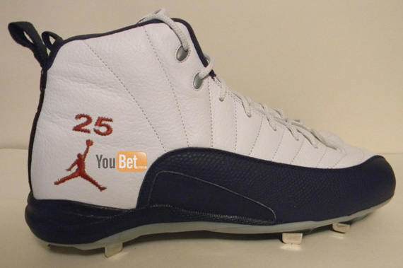 Air Jordan Xii Andruw Jones Pe Cleats 4