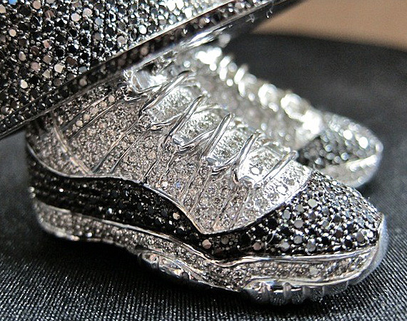 Air Jordan XI 'Concord' Diamond Pendant By IF & Co.