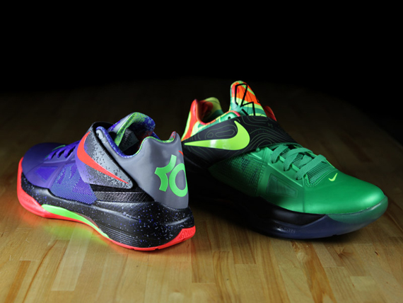 Nike Zoom KD IV 'Nerf' & 'Weatherman' Comparison