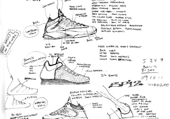 Jordan CP3.V Design Sketches