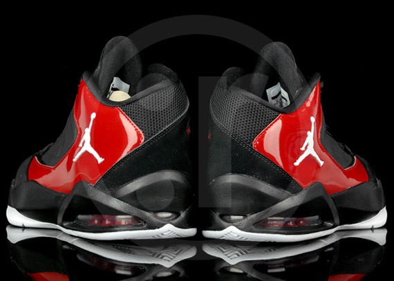 Jordan Flight The Power Black White Varsity Red 5