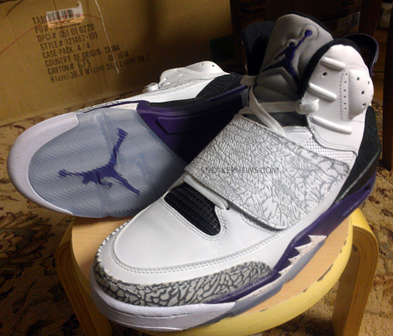 Jordan Son Of Mars White Black Purple Detailed Look 12