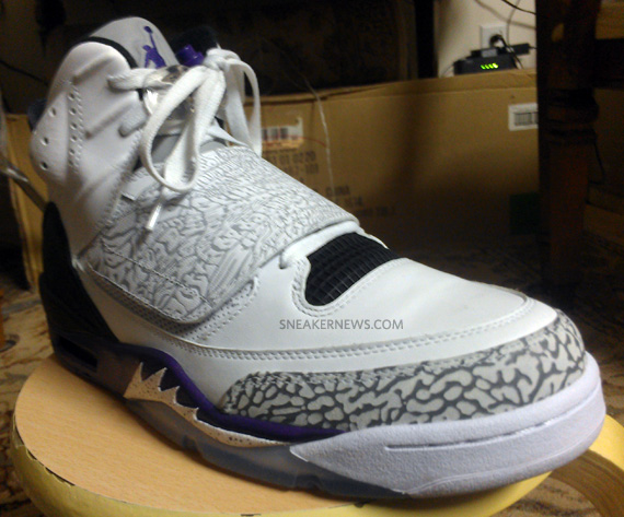 Jordan Son Of Mars White Black Purple Detailed Look 2