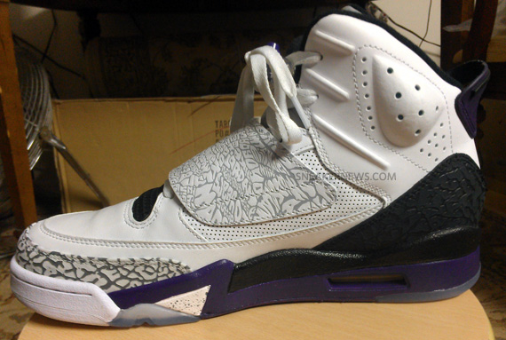 Jordan Son Of Mars White Black Purple Detailed Look 5