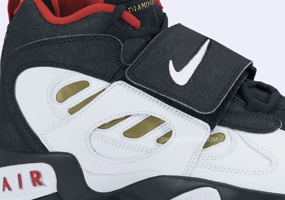 Nike Air Diamond Turf II – Black – White – Metallic Gold