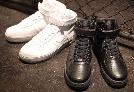 Nike Air Force 1 High Premium - White + Black