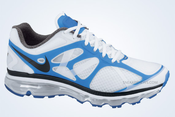 Nike Air Max 2012 White Black Blue Spark 2