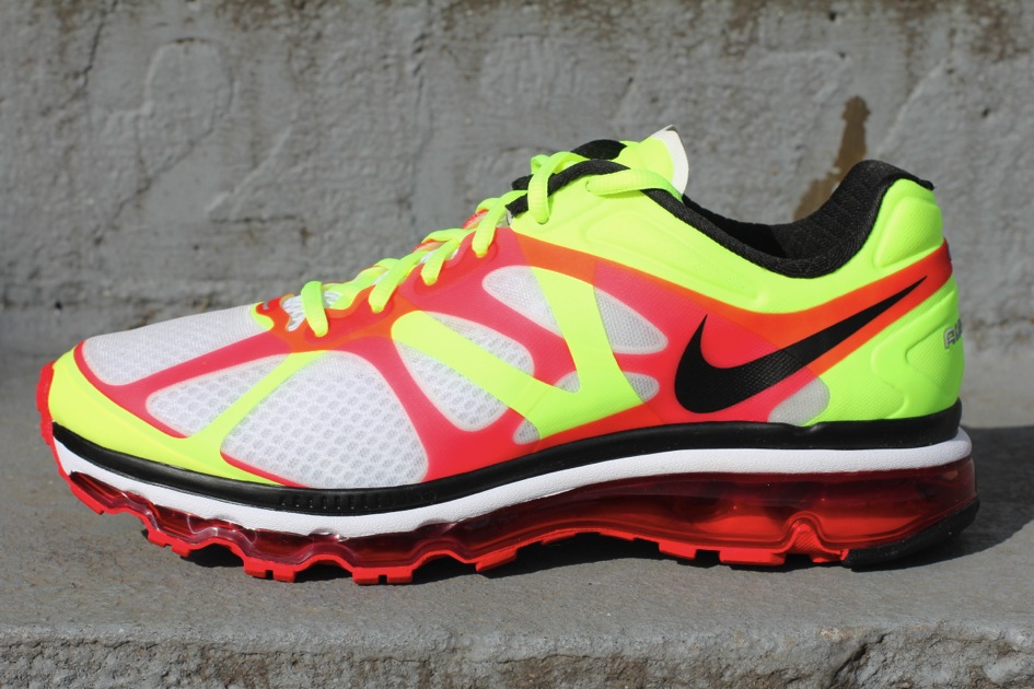 Nike Air Max 2012 White Black Volt University Red 21