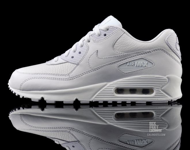 Nike Air Max 90 Premium White Leather 01