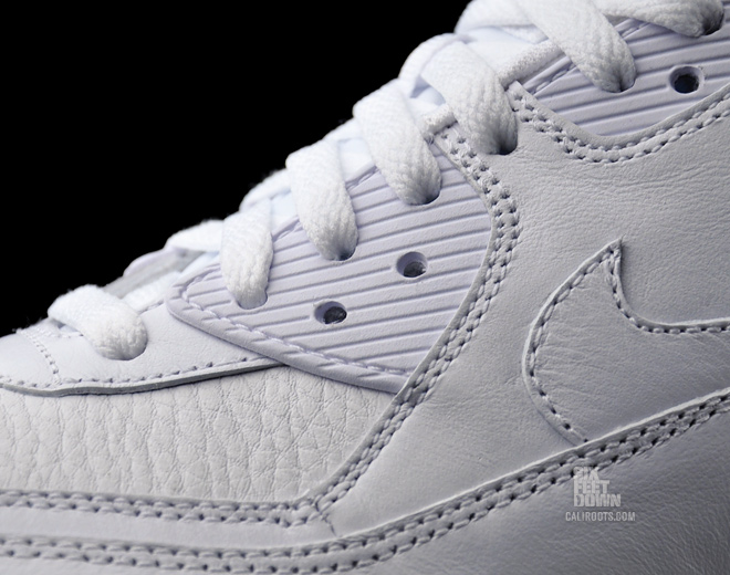 Nike Air Max 90 Premium White Leather 05