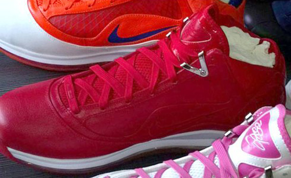 Nike Air Max Lebron Vii Red Leather Pe 1