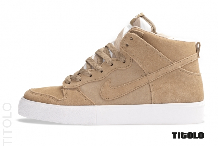 Nike Dunk High Ac Khaki White 2