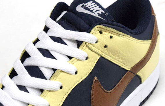 Nike Dunk Low Yellow Navy Brown