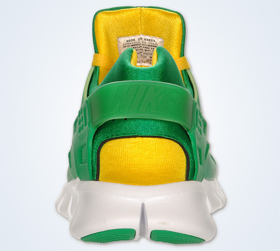 Nike Huarache Free 2012 Court Green White Tour Yellow 7