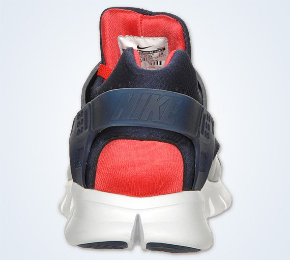 Nike Huarache Free 2012 Obsidian Red Fnl 7