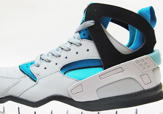 Nike Huarache Free Basketball 2012 – Stealth – Blue – Black