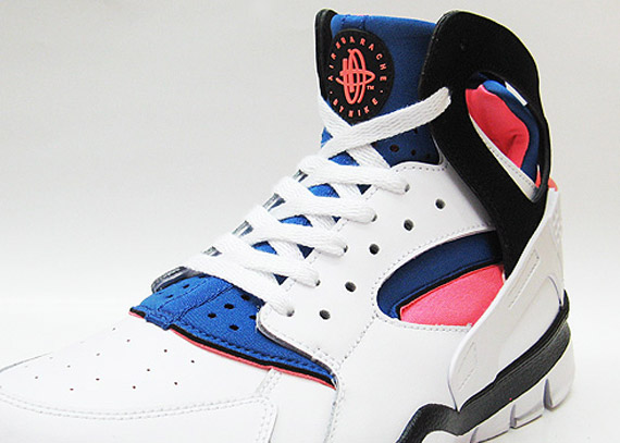 Nike Huarache Free Basketball 2012 - White - Blue - Mango