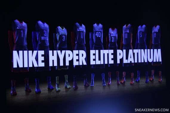 Nike Hyper Elite Platinum Basketball Uniforms 2