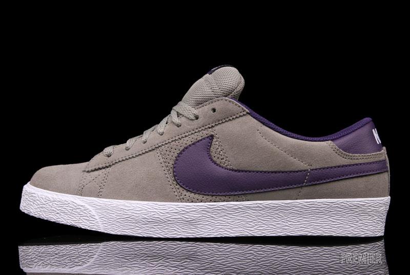 Nike Sb Blazer Low Iron Quasar Purple White
