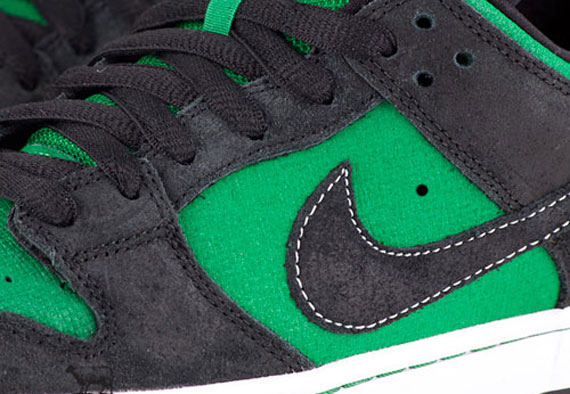 Nike Sb Dunk Low Pine Green Black Atom Red