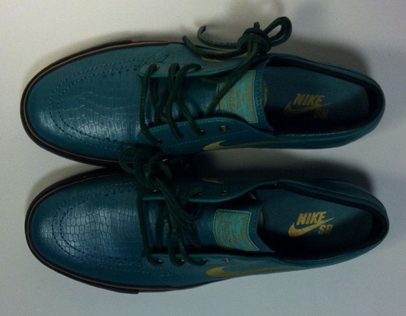 Nike Sb Zoom Stefan Janoski Turquoise Croc Sample 1