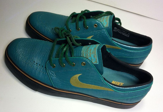 Nike Sb Zoom Stefan Janoski Turquoise Croc Sample 3