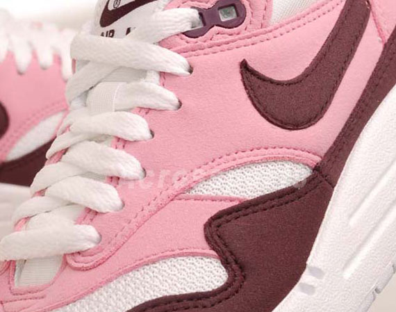 Nike WMNS Air Max 1 - Pink Cooler - Red Mahogany - White - Gym Red