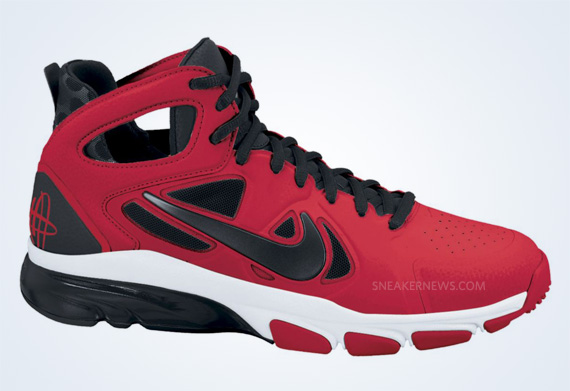 Nike Zoom Huarache Tr Mid 2 Sport Red Black White 2